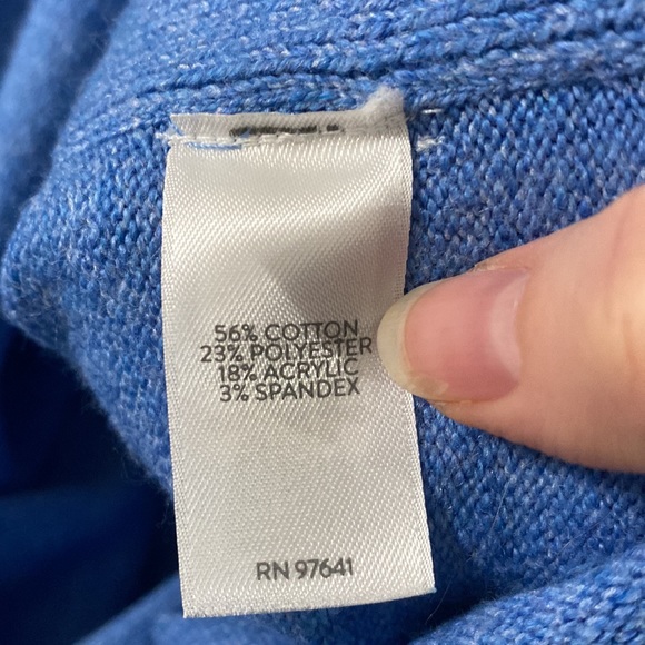 J Jill cotton blend relaxed oversized Crewneck sweater size S - Picture 13 of 13